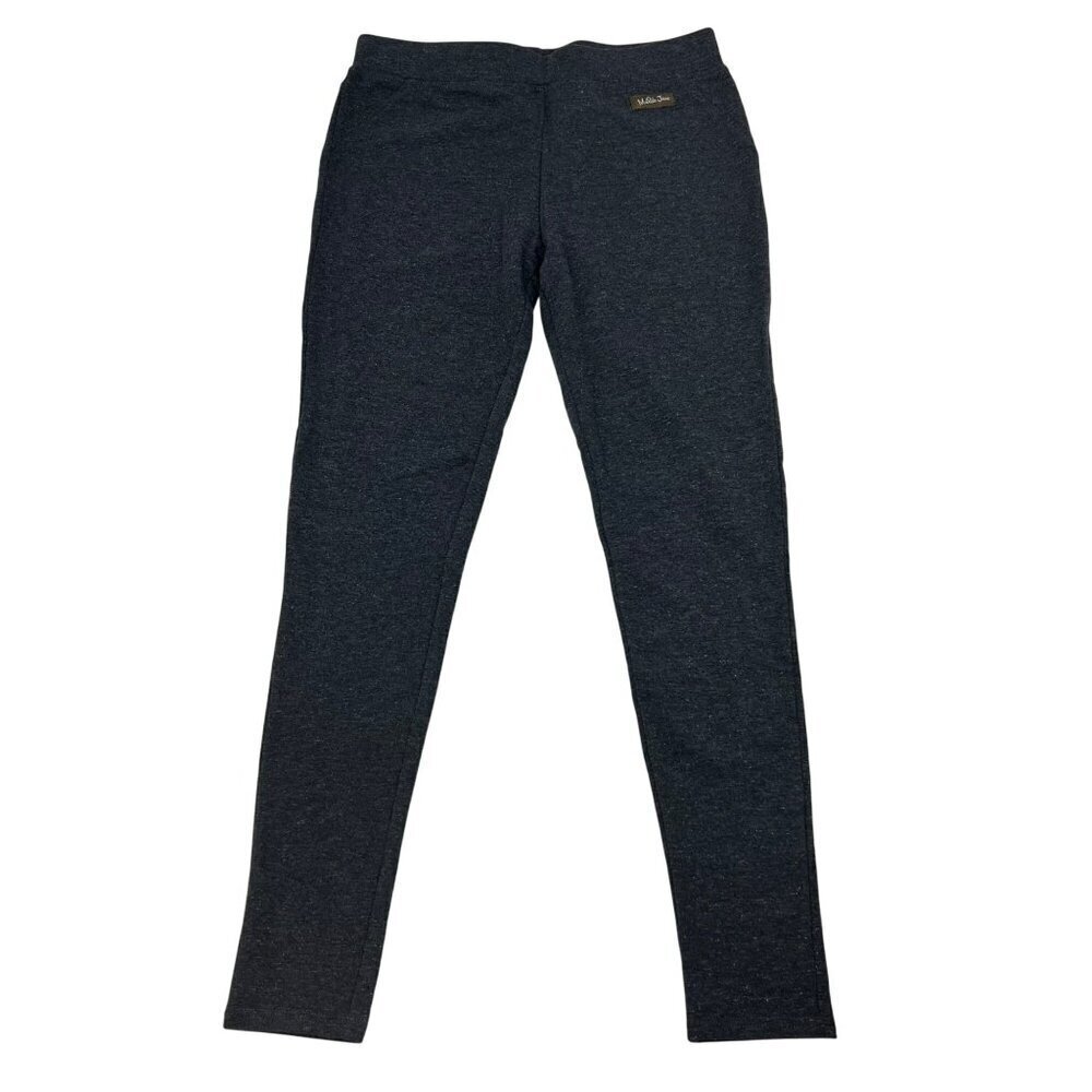 Matilda Jane Women’s Glitter Ankle Leggings Mid Rise Gray Size Medium New